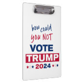 Porte-bloc Comment ne pas voter TRUMP 2024 (Swatch)