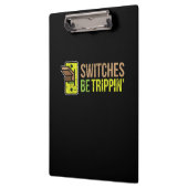 Porte-bloc Commutateurs Be Trippin Funny Electrician Cadeau (Gauche)