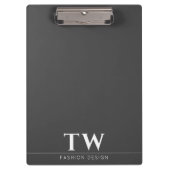 Porte-bloc Concepteur de mode Noir (Devant)