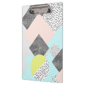 Porte-bloc Conception abstraite géométrique de Scandi (Gauche)