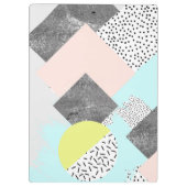 Porte-bloc Conception abstraite géométrique de Scandi (Dos)