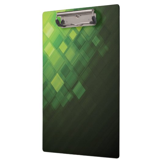 Porte-bloc Conception abstraite verte de technologie (Gauche)