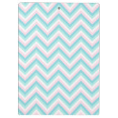 Porte-bloc Conception blanche rose bleue de monogramme de (Dos)