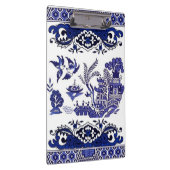 Porte-bloc Conception bleue bleue et blanche de saule de la (Swatch)