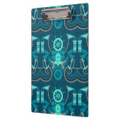 Porte-bloc Conception bleue nautique (Gauche)