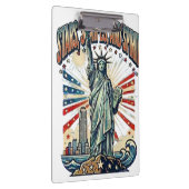 Porte-bloc Conception d'art de liberté patriotique (Swatch)