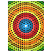 Porte-bloc Conception d'art mandala abstrait pointillé-65904 (Dos)