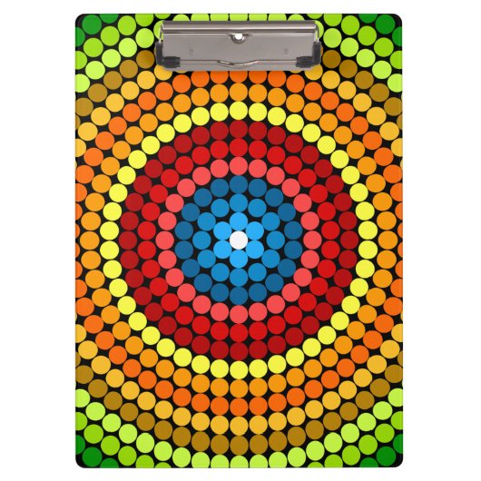 Porte-bloc Conception d'art mandala abstrait pointillé-65904 (Devant)