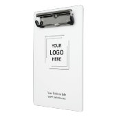 Porte-bloc Conception de bloc-notes de logo d'entreprise mini (Angle2)