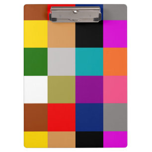 Porte-bloc Conception de blocs de couleur gras multicolores