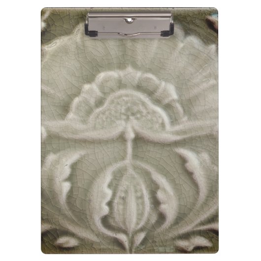 Porte-bloc Conception de carreau de fleur art nouveau jugends (Devant)