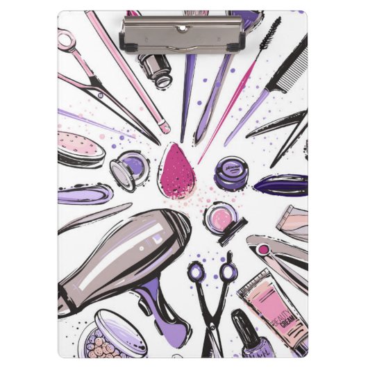 Porte-bloc Conception de cercle de maquillage (Devant)