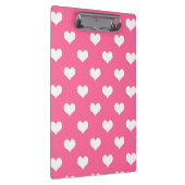 Porte-bloc Conception de coeurs adorables roses blancs (Swatch)