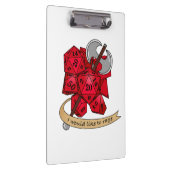 Porte-bloc Conception de dés barbares (Swatch)