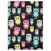 Porte-bloc Conception de design mignon de hiboux oiseaux  (Dos)