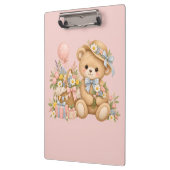 Porte-bloc Conception de fête de nounours mignon (Gauche)