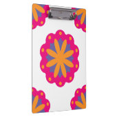 Porte-bloc Conception de fleurs géométriques audacieuses (Swatch)