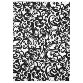 Porte-bloc Conception de fond abstrait noir blanc mignon (Dos)
