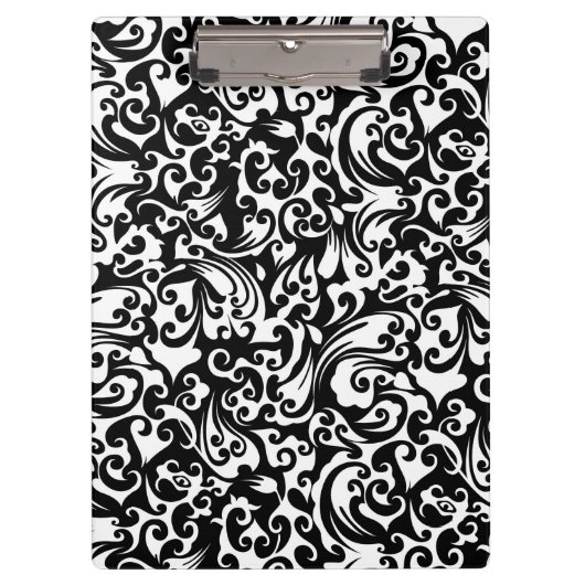 Porte-bloc Conception de fond abstrait noir blanc mignon (Devant)