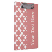 Porte-bloc Conception de la balle rose avec texte personnalis (Swatch)