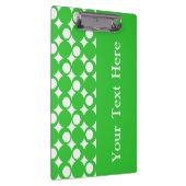 Porte-bloc Conception de la balle verte avec texte personnali (Swatch)