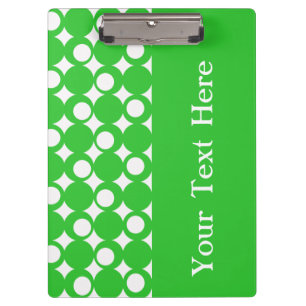 Porte-bloc Conception de la balle verte avec texte personnali