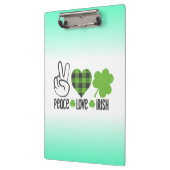 Porte-bloc Conception de la Saint-Patrick irlandaise de l'amo (Gauche)