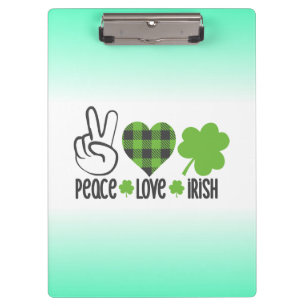 Porte-bloc Conception de la Saint-Patrick irlandaise de l'amo