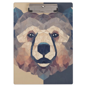 Porte-bloc Conception de la tête d'ours basse