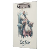 Porte-bloc Conception de manchot Big Boss Winter (Gauche)