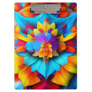 Porte-bloc Conception de Mandala Florale colorée