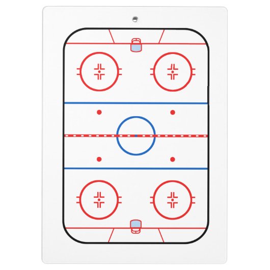 Porte-bloc Conception de match de hockey de diagramme de (Dos)