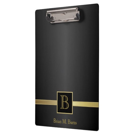 Porte-bloc Conception de monogramme (Gauche)