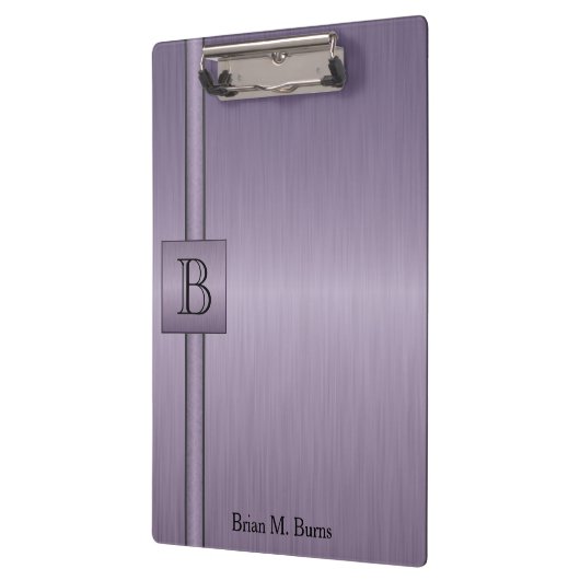 Porte-bloc Conception de monogramme de la direction - Améthys (Gauche)