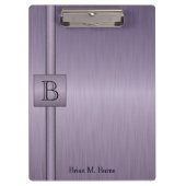 Porte-bloc Conception de monogramme de la direction - Améthys (Devant)