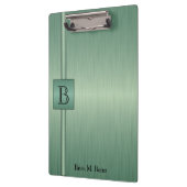 Porte-bloc Conception de monogramme - Emerald (Gauche)