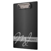 Porte-bloc Conception de monogramme et de nom (Gauche)