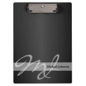 Porte-bloc Conception de monogramme et de nom (Devant)