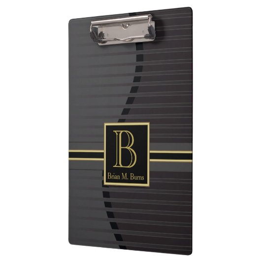 Porte-bloc Conception de monogramme professionnel (Gauche)