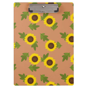 Porte-bloc Conception de motif de tournesol – Jolie esthétiqu