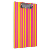 Porte-bloc Conception de motif rayé stylé rose jaune (Swatch)
