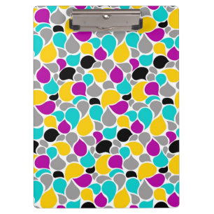 Porte-bloc Conception de motifs sans couture colorés mignons