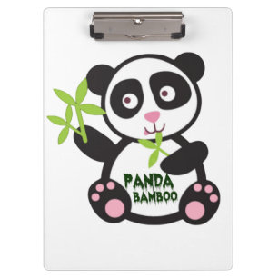 Porte-bloc Conception de panda en bambou adorable - Parfait p