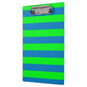 Porte-bloc Conception de rayures bleues et vertes (Gauche)