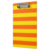 Porte-bloc Conception de rayures jaunes orange (Gauche)