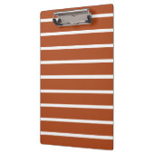 Porte-bloc Conception de rayures marron chocolat (Gauche)