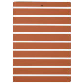 Porte-bloc Conception de rayures marron chocolat (Dos)