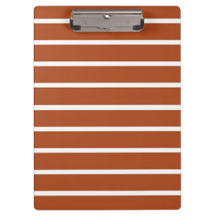 Porte-bloc Conception de rayures marron chocolat