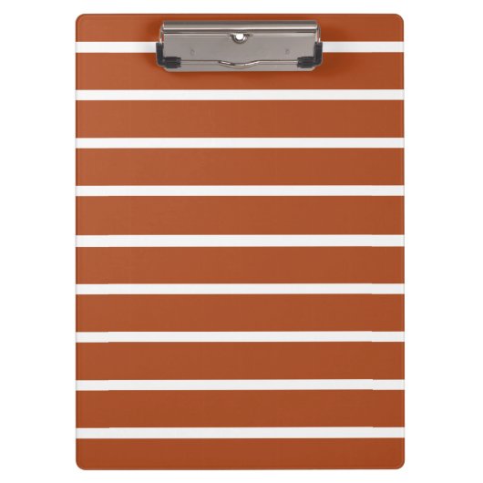 Porte-bloc Conception de rayures marron chocolat (Devant)