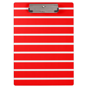 Porte-bloc Conception de rayures rouges et blanches